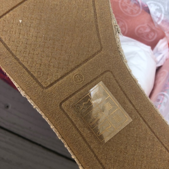 Tory Burch tan and ivory espadrilles - Picture 5 of 8